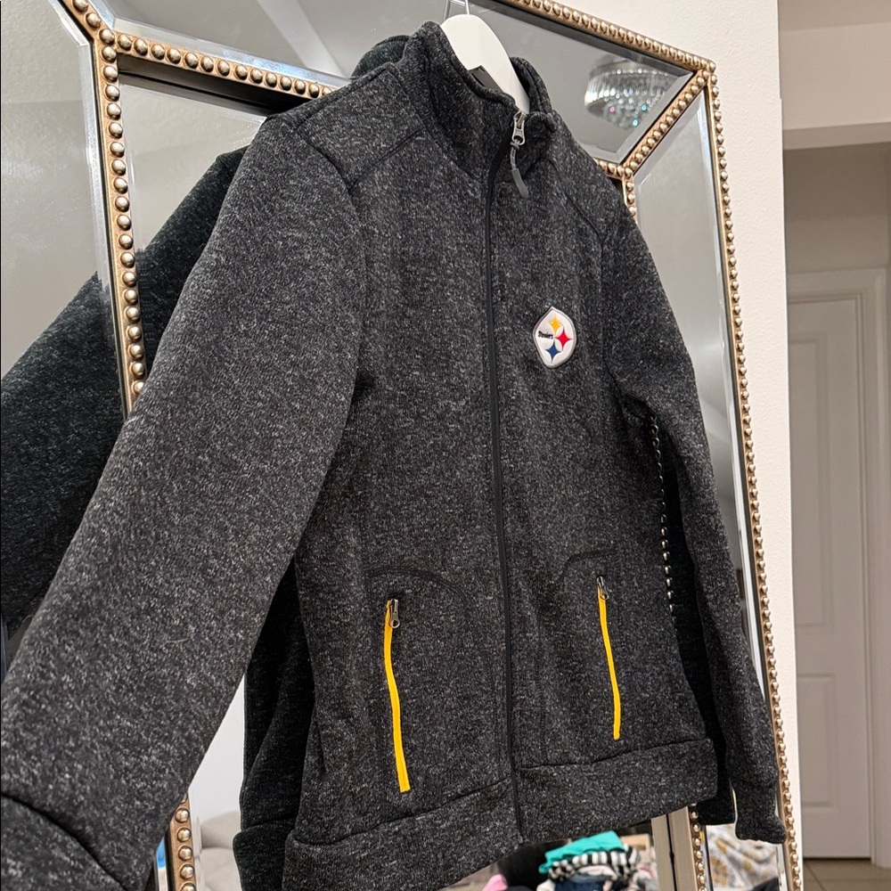 NFL Charcoal Jacket with Yellow Accents - Picture 3 of 9